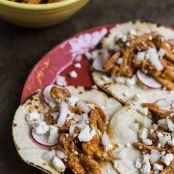 Orange-Guajillo Chili Pulled Chicken